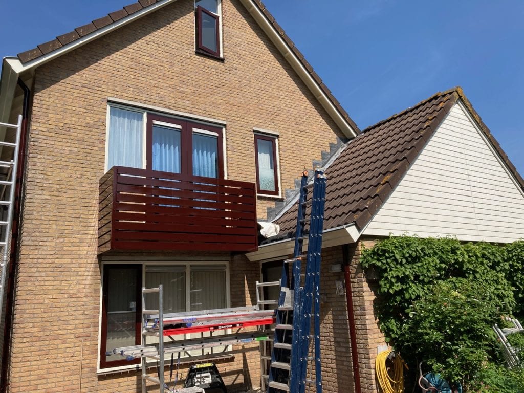 Buitenschilderwerk woning Almere Muziekwijk