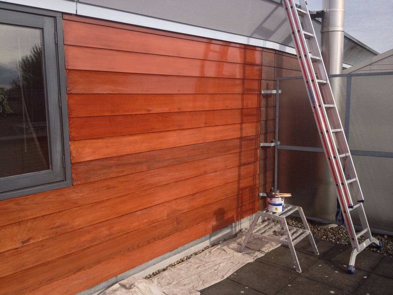 Redcedar hout behandeling — houtbescherming en afwerking